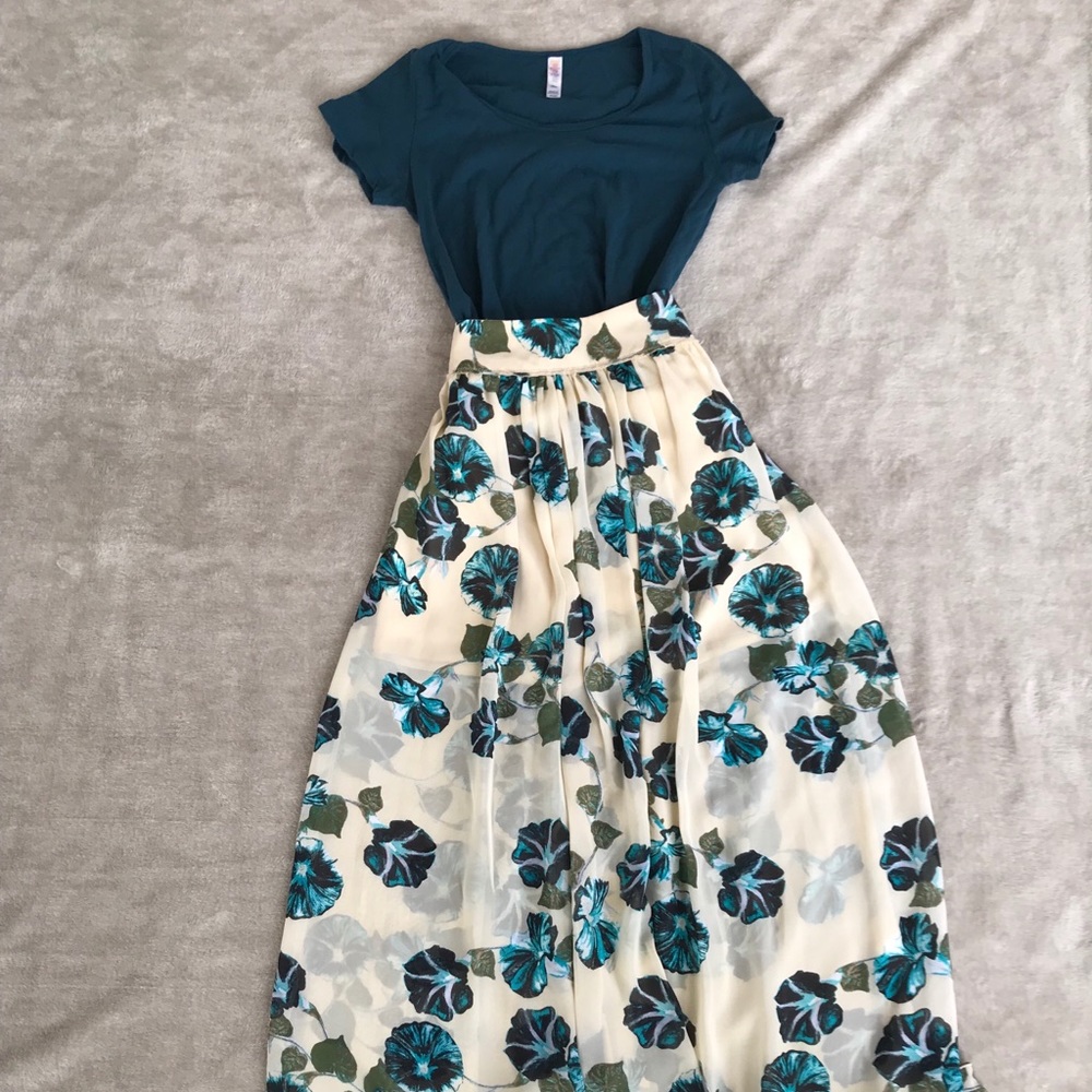 Alberta Ferretti (for Macy’s) floor length skirt